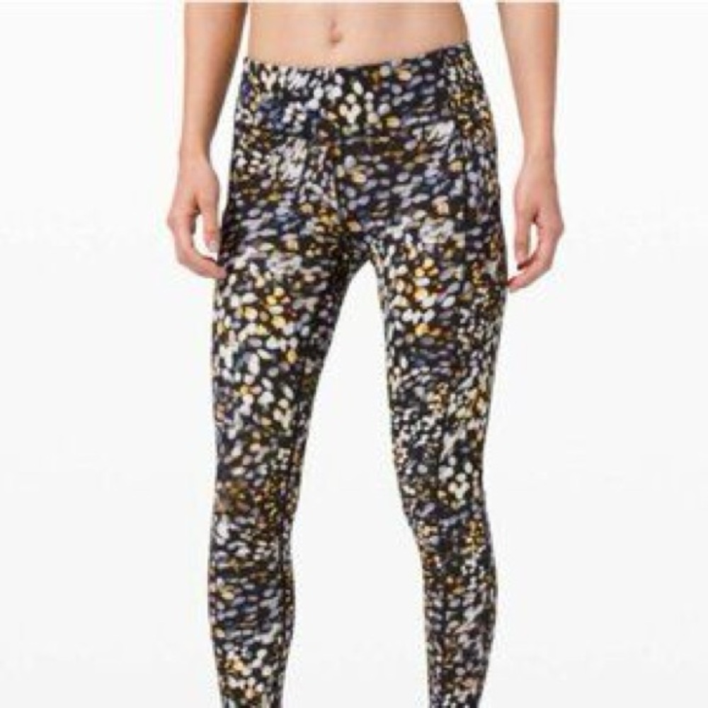 lululemon athletica Multicolor Patterned Leggings